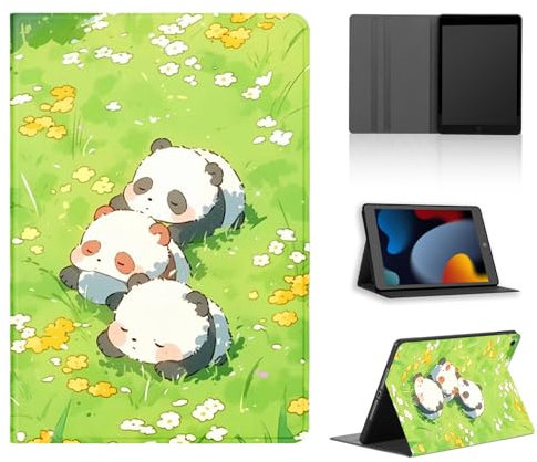Tablet Cover per Samsung Galaxy Tab A 10,1 2019 SM-T510/T515, Carino Anime Modello Cover con Funzione Pelle PU Holder Flip con Ultra Sottile Antiurto Regolabile Kawaii Tablet Protezione Case, Sleep
