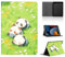 Tablet Cover per Samsung Galaxy Tab A 10,1 2019 SM-T510/T515, Carino Anime Modello Cover con Funzione Pelle PU Holder Flip con Ultra Sottile Antiurto Regolabile Kawaii Tablet Protezione Case, Sleep