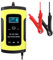 SHEHUALI Chargeur de Batterie de Voiture, 12V 6A réparation d'impulsion Chargeur Intelligent Affichage LCD for Camion Moto Voiture 12V AGM Gel Sec Humide Batterie Plomb 75AH 90AH 100AH(Giallo)