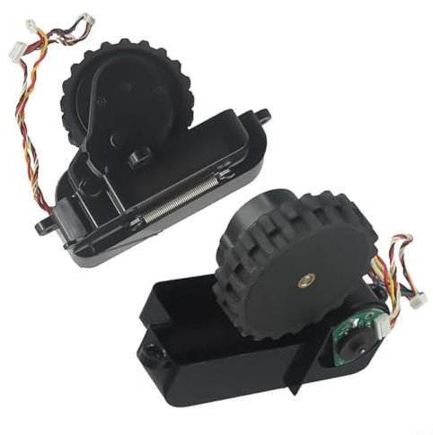 FUANA Roue d'entraînement gauche et droite de rechange pour aspirateur robot ISWEEP D520 pour Cecotec pour Conga 1690 Pro 3290 3390 3490 (roue gauche + droite)