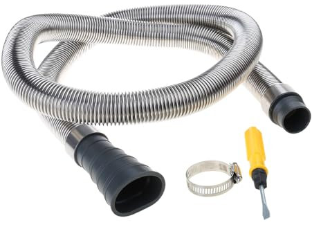 VIVIWI Manguera de drenaje para lavadora, tubo de drenaje de acero inoxidable, textura adecuada para uso doméstico y comercial