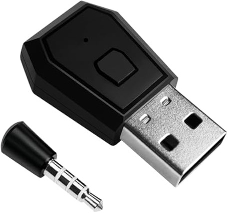 Gadpiparty Kabelloser Adapter USB 4.0 für Spielkonsole, Schwarz