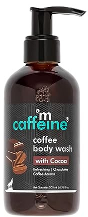 Coffee Body Wash with Cocoa | De-Tan & Deep Cleansing | Enriched with Vitamin E & in Energizing Aroma of Chocolate | Shower Gel | Suitable for All Skin Types | For both Men & Women - 200ml