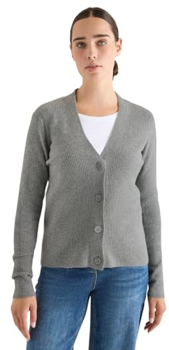 CECIL Cardigan mit Strukturdetail Sporty Grey Melange L