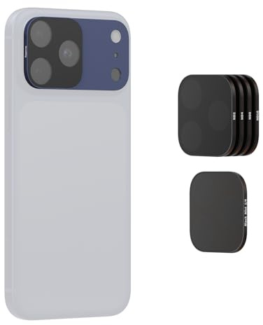 SmallRig Kit di filtri quadrati ND e Black Mist per iPhone 17 Pro, filtri magnetici per lenti con base di montaggio, filtro Black Mist Diffusion 1/4/ND2/ND4/ND8/ND16/ND32, confezione da 6, blu - 6073
