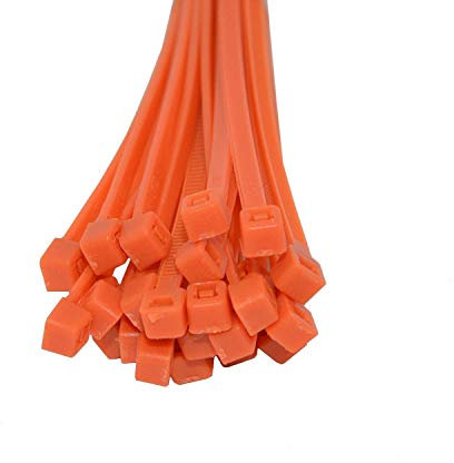 Kabelbinder Orange 1000 Stk. 2,5x100mm Polyamid 6.6 Industriequalität (Orange)