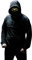 PG Wear Herren Full Face Hoodie Frontline 18 mit Sturmhaube schwarz rot Navy S-XXXL (XXL, Schwarz)