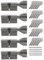 5x Knaufzylinder KSN 60 mm 30/30 gleichschließend inkl. 25 Schlüssel