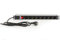 Link LKMP08S – Mehrfachsteckdose 19 Zoll (39 cm) mit 8 Schuko-Steckdosen mit Schalter Schuko-Stecker 16 A – umkehrbare Netzteile 180°