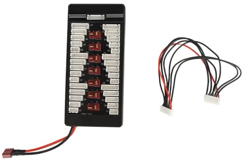 Fafeicy LiPo Ladeplatine, 80A, 2-6S, parallel | Mit Kurzschlussschutz, für bis zu 18 Akkus, ultradicke Kupferfolie, für RC Modellbau und Drohnen