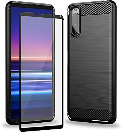 Olixar Phone Case Compatible With Sony Xperia 10 III, With Screen Protector - Black