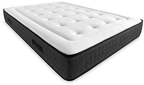 Somnia Descanso - Colchón Viscoelástico Creta | Firmeza y Confort | Altura 24cm | Antiácaros e Hipoalergénico | 90x180