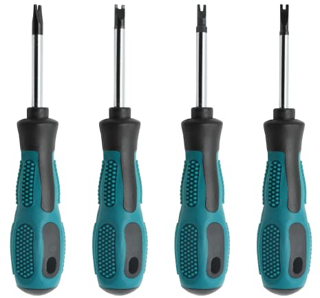 LDEXIN Sets d'embouts pour tournevis, Lot de 4 tournevis de type U avec embout magnétique, M1.7 M2.0 M2.3 M2.6