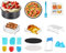 9 Inch Air Fryer Accessories 14Pcs Compatible with Instant GoWISE Ultrean NUWAVE Chefman COSORI/All Above 5.5L Air Fryer,Round Accessories