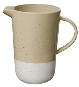 blomus Krug SABLO | Keramikkrug | 1000 ml | Farbe Savannah | handwerklicher Look
