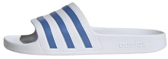 adidas Adilette Aqua Slides, Infradito Donna, Ftwr White Blue Fusion Met Ftwr White, 36 2/3 EU