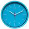 Maul Wanduhr MAULjump Ø 30,5 cm | stilvolle Funkuhr aus Mineralglas | automatische Zeiteinstellung | ideal geeignet im Büro, Homeoffice und am Arbeitsplatz | inklusive Batterie | Blau