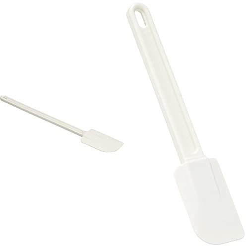 DE BUYER 4891.42N Spatule Maryse Souple - Lame Caoutchouc - 45 cm, Blanc & 891.24N -spatule Maryse Patisserie L.25 cm, Blanc