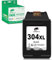 COLORETTO 304XL Druckerpatrone für HP Deskjet 2600 Patronen für HP Envy 5030 5010 5020 5032 für Deskjet 2630 2620 2622 2632 2634 3720 3730(1 Schwarz) Patrone für HP 304 XL Schwarz