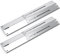 Universal Brennerabdeckung,Universal Flammenverteiler,Einstellbar Hitzeschild,Durable Edelstahl Flavorizer Bars Ersatzteile,Hitzzelt für die meisten Gasgrill,einstellbar 34 cm bis 53,3 cm. (2 Pack)