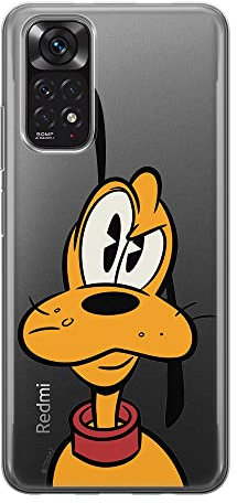 ERT Group Handyhülle für Xiaomi REDMI Note 11S 4G / REDMI Note 11 4G Original und offiziell Lizenziertes Disney Muster Pluto 001 optimal an die Form des Handy angepasst, teilweise transparent