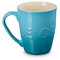 Le Creuset Kaffeetasse aus Steingut, 590 ml, extragroßes Logo, Karibik