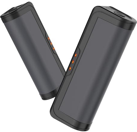 Wasuka Rechargeable Hand Warmers 2 Pack, Electric Hand Warmer with Double-Sided Heating, USB Pocket Warmer with 3 Levels Heat, Long-Lasting Portable Hand Heater for Camping Hiking Hunting Warm Gift