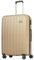 HANSEKOFFER Hartschalenkoffer mittelgroß · Koffer L · Reisekoffer mit Rollen · Trolley mit Teleskopgriff · Leicht · Rollkoffer mit Zahlenschloss · Beige