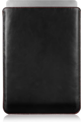 Casemade Real Leather Laptop Sleeve for MacBook Pro & Air Fits 13, 14, 15 & 16 Inch - Genuine Full Grain Leather with Soft Wool Lining (15 Inch - Air M2/M3))