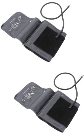 minkissy Sanitas Manschette 2st Blutdruckmanschette Ersatzmanschette Manschettenverlängerung Blutdruckmessgerät Zubehör Für Den Heimgebrauch Pvc-airbagschlauch Verlängern Ältere Verbinder