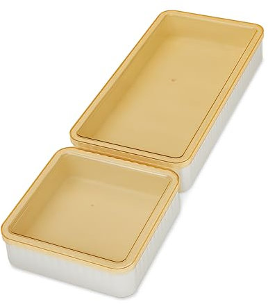Cravings by Chrissy Teigen Nonstick Bakeware Set with 2 Silicone Trays and 2 Lids, Silicone Baking Sheet Pan, Baking Pan Dividers, Safe to use and Easy to Clean, Oven safe up to 450 °F