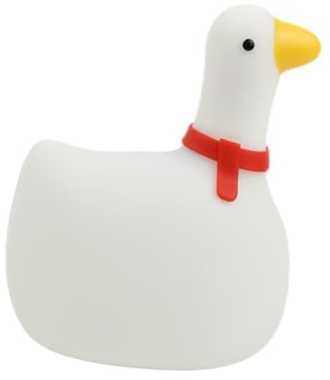 HOMSFOU Schaukelgans Silikonlampe Kinderzimmer Licht Nachtlampe Silikon Licht Kinderzimmer Lampe Gans Silikon Licht Nachtlicht Schlafzimmer Nachtlicht Silikon Nachtlicht