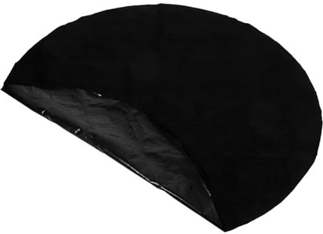 KONTONTY 1pièce Tapis Rond Antidérapant Felt pour Spa Matelas De Protection pour à Remous à Eau pour Intérieur Et Extérieur Dimensions De Diamètre Noir