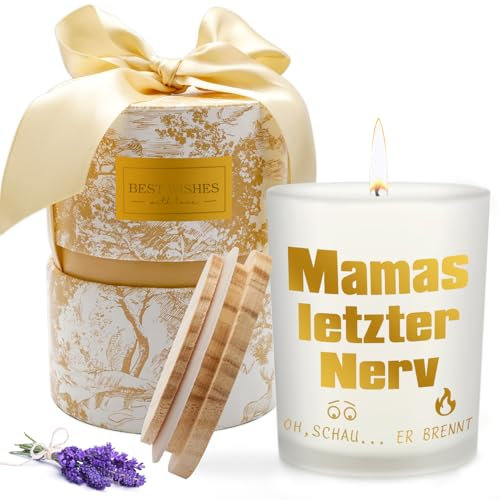 Geschenke für Mama, Duftkerzen im Glas Geschenke für Mama, Mutter Geburtstagsgeschenk Lavendel Duftkerzen im Glas, Muttertagsgeschenk für Mama, Weihnachtsgeschenke für Mütter Schwiegermutter