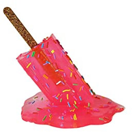 AKTOUR Kinderzimmer Organizer Bastelsachen Harzartefakt, Sommer, cooles Eis am, Heimdekoration Kindertisch Höhenverstellbar (C, One Size)