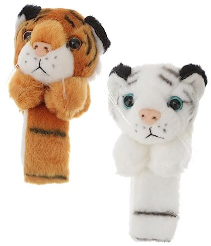 HEMOTON Ostern Geburtstag Slap Armbänder Plüsch Tiger Spielzeug Tier Slap Bands Für Jungen Und Mädchen Thema