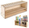 KSVFTB Wooden 72 Hole Paint Brush Holder, Rack, Brush Storage