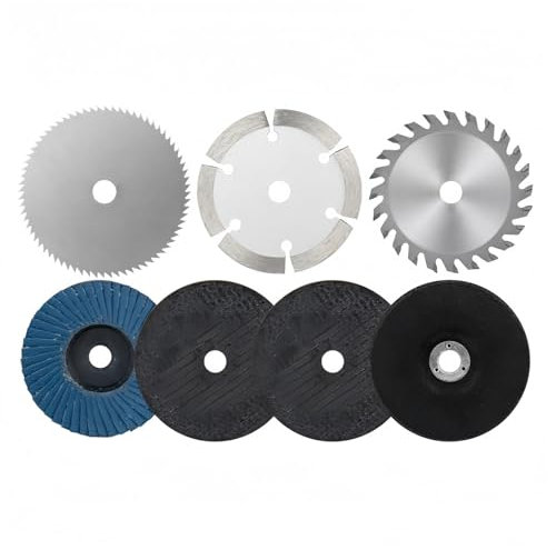 HDUNGM 7 Pezzi 76 mm Lama for Sega Dischi da Taglio in Metallo levigatura smerigliatura troncatura Cerchio Ruote Lame Dischi smerigliatrice angolare elettrica Accessori