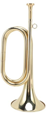 CHEOTIME Messing-Trompete, B-Schüler-Trompete mit Mundstück und Reinigungsset, Anfänger-Trompeteninstrument für Übungsauftritte und Schulband