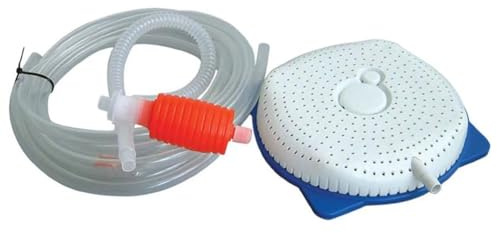 Pompe à siphon pour piscine hors sol avec tuyau de vidange de 4,9 m