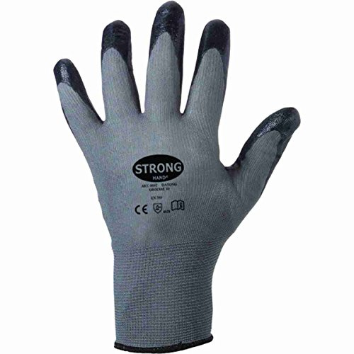 12 Paar Nitril-/Micro-Nitrilschaum beschichtete Stronghand Handschuhe *DATONG*