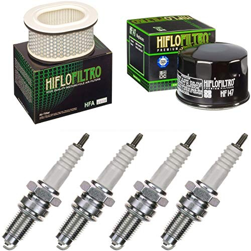 Luftfilter Ölfilter Zündkerzen für FZS 600 N Fazer Baujahr 1998-2003 Servicekit Wartungskit
