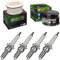 Luftfilter Ölfilter Zündkerzen für FZS 600 N Fazer Baujahr 1998-2003 Servicekit Wartungskit