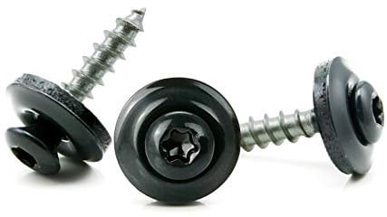 Spenglerschrauben anthrazitgrau A2 Edelstahl V2A 15mm Dichtung Torx 20 farbige Spenglerschraube - Anthrazitgrau - RAL 7016 (25, 4,5 x 25 mm)