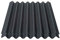 Onduline Easyline Dachplatte Wandplatte Bitumenwellplatten Wellplatte 2x0,76m² - schwarz