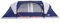 CAMPROS CP Tent-12-Person-Camping-Tents, Waterproof Windproof Family Tent with Top Rainfly, 6 Large Mesh Windows, Double Layer, Easy Set Up, Portable with Carry Bag - Blue