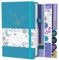VIVID SCRIBBLES Dotted Journal - 160gsm Bleed Proof Thick White Paper - 200 Numbered Dot Grid Pages - 5.8 x 8.3 inch Dotted Bullet Notebook