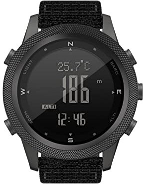 Orologi militari da uomo | Orologio di sopravvivenza tattico,Orologio di sopravvivenza all'aperto digitale dell'esercito, cronometro resistente sveglia elettronica, regalo per gli appassionati Gusengo