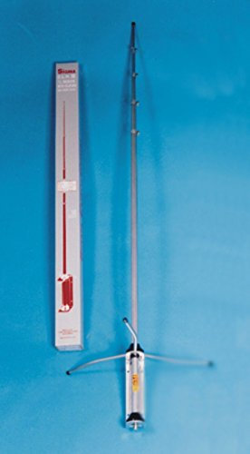 Sigma Euro-Comm Venom 1/2 Wave High Gain Silver Rod CB Base Station Antenna 10 & 11 Meters