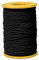 Colexy Elastisch Faden 0.5mm × 380m, Polyesterschnur Faden, Perlenschnur, Gummifaden, Elastische Schnur, Rollen Nylonfaden für DIY Armband Halskette Schmuck Handwerk Bastel (Schwarz)